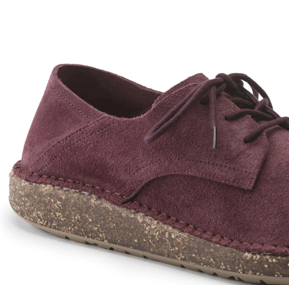 Birkenstock GARY VL Suede Leather Maroon
