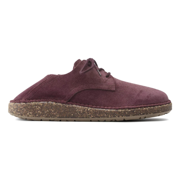 Birkenstock GARY VL Suede Leather Maroon