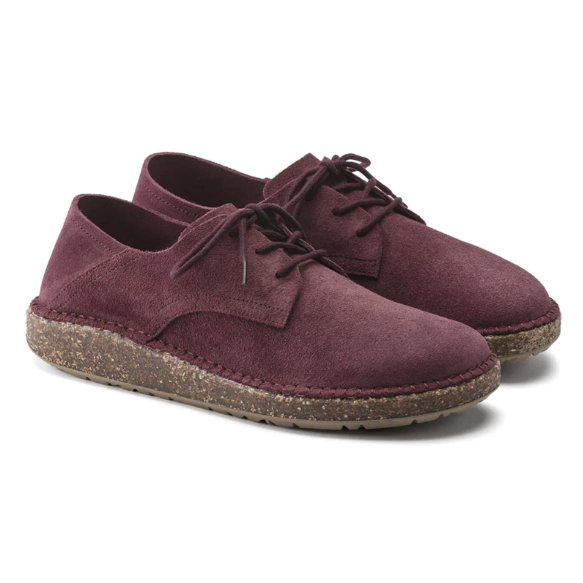 Birkenstock Gary Suede Leather Maroon