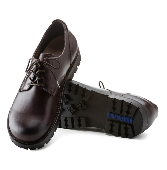 Birkenstock Gilford Low NL Natural Leather Dark Brown