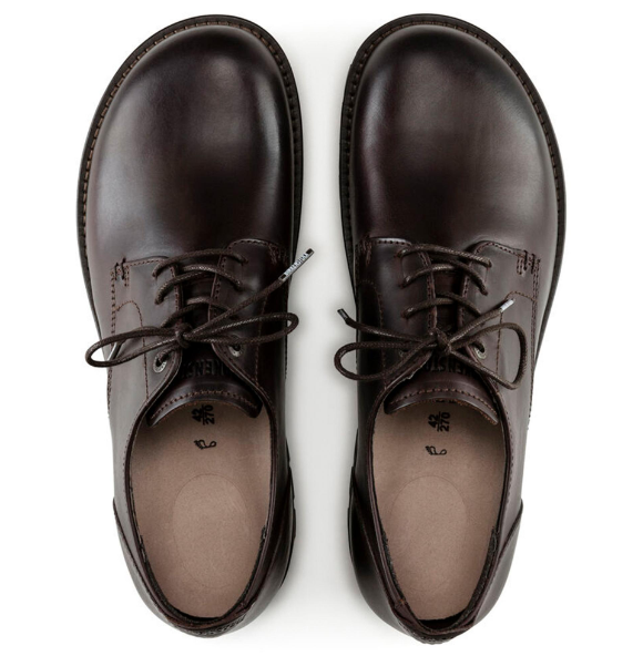 Birkenstock Gilford Low NL Natural Leather Dark Brown