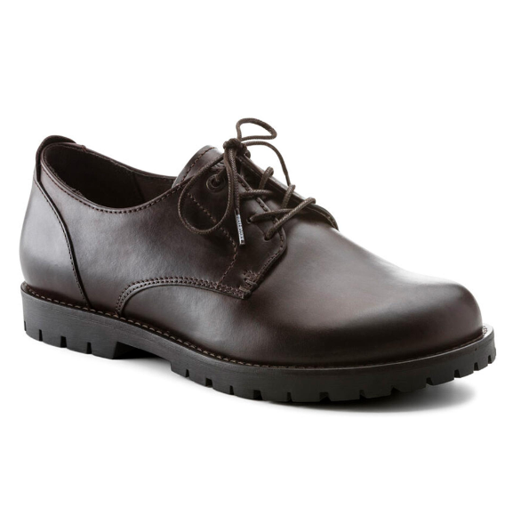 Birkenstock Gilford Low NL Natural Leather Dark Brown