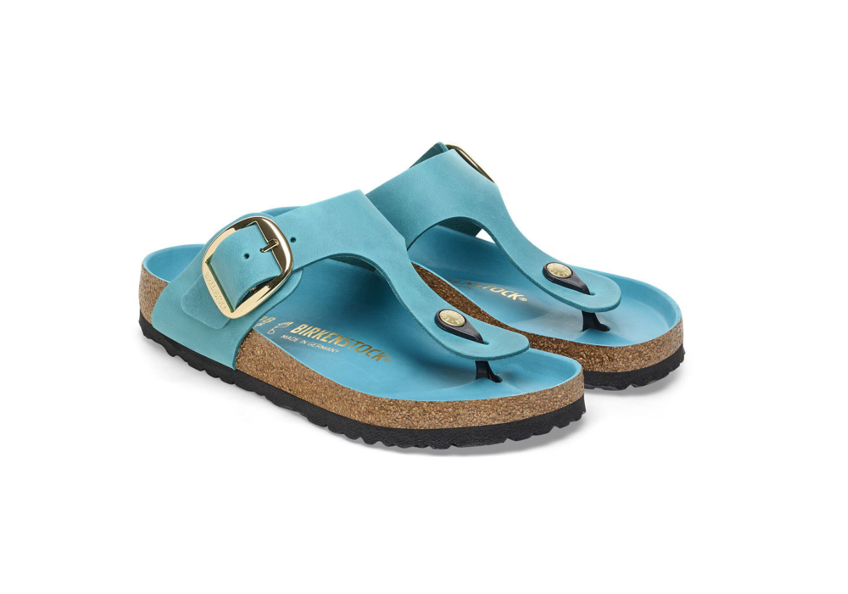Birkenstock Gizeh Big Buckle Oiled Leather Biscay Bay