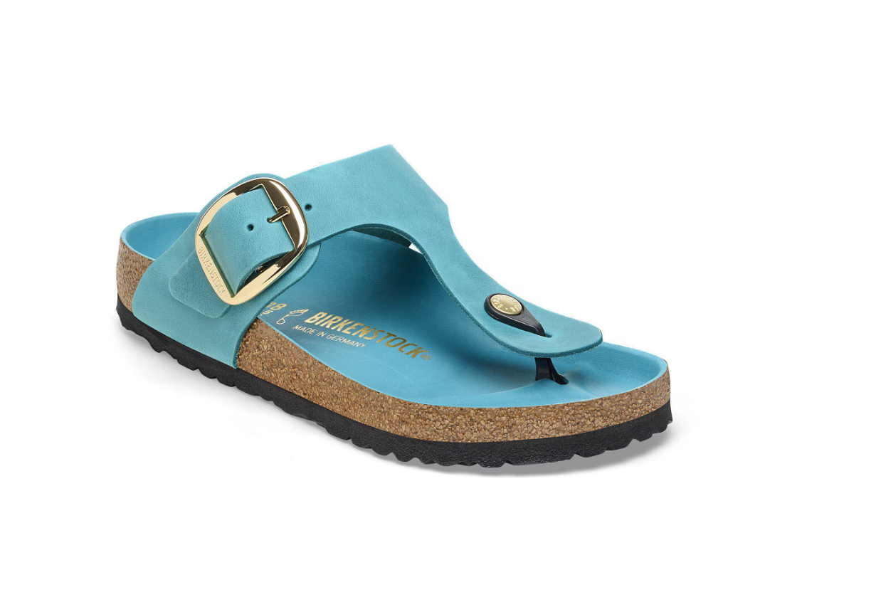 Birkenstock Gizeh Big Buckle Oiled Leather Biscay Bay