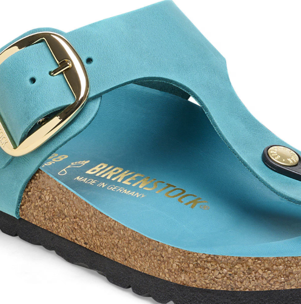 Birkenstock Gizeh Big Buckle Oiled Leather Biscay Bay