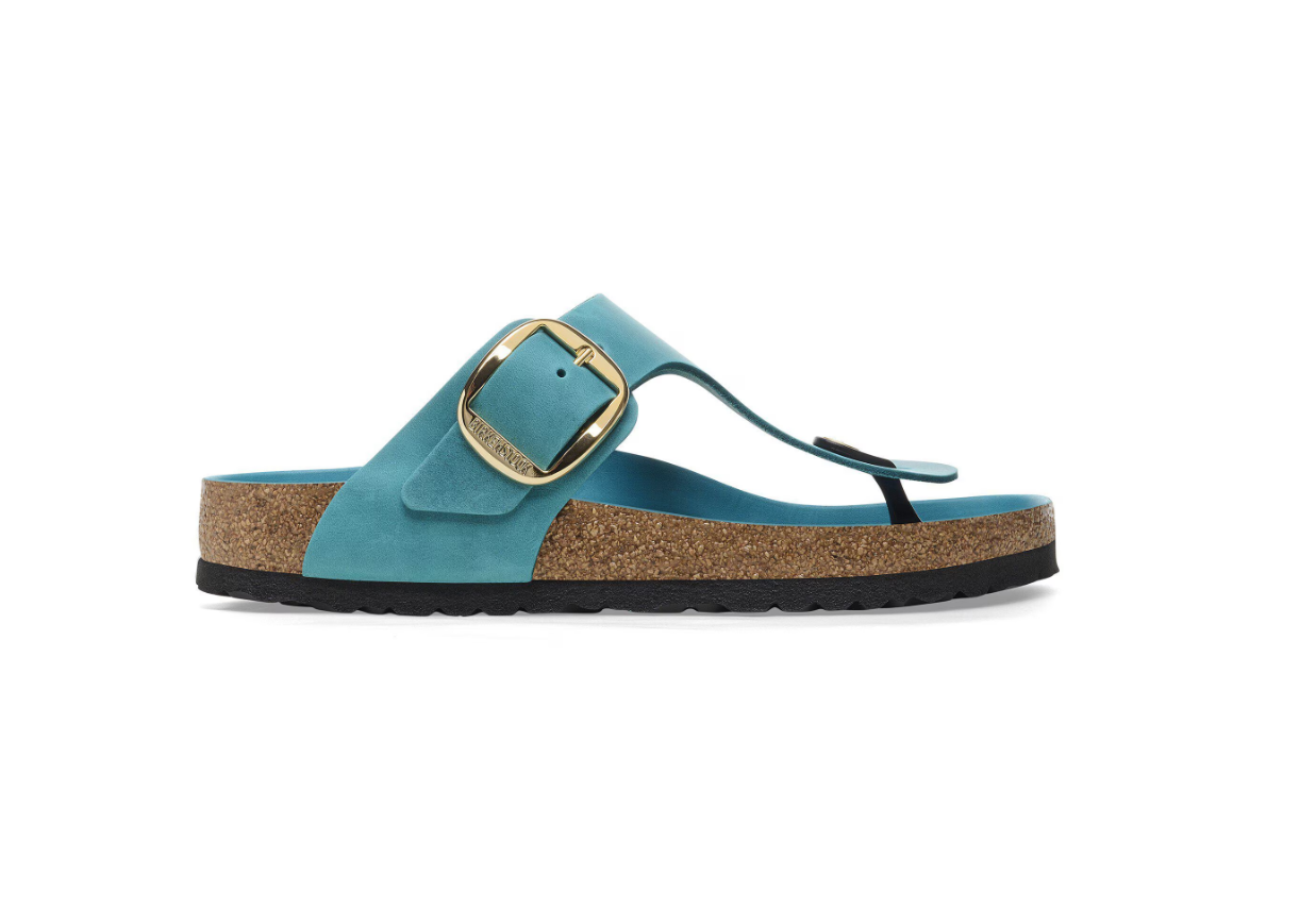 Birkenstock Gizeh Big Buckle Oiled Leather Biscay Bay