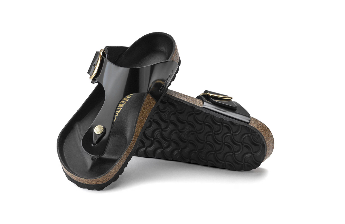 Birkenstock Gizeh Big Buckle High Shine - Black, Regular