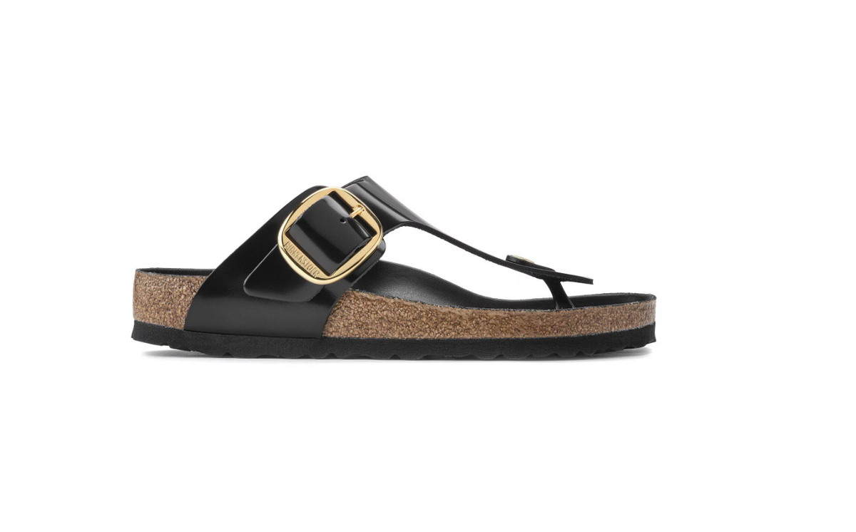 Birkenstock Gizeh Big Buckle High Shine - Black, Regular