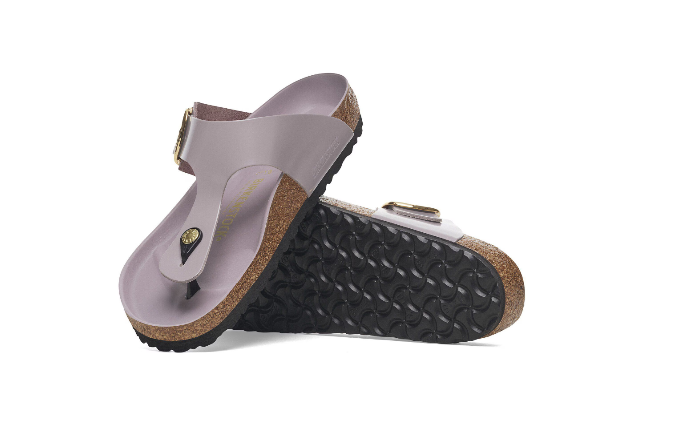 Birkenstock Gizeh Hammered Big Buckle Faded Purple