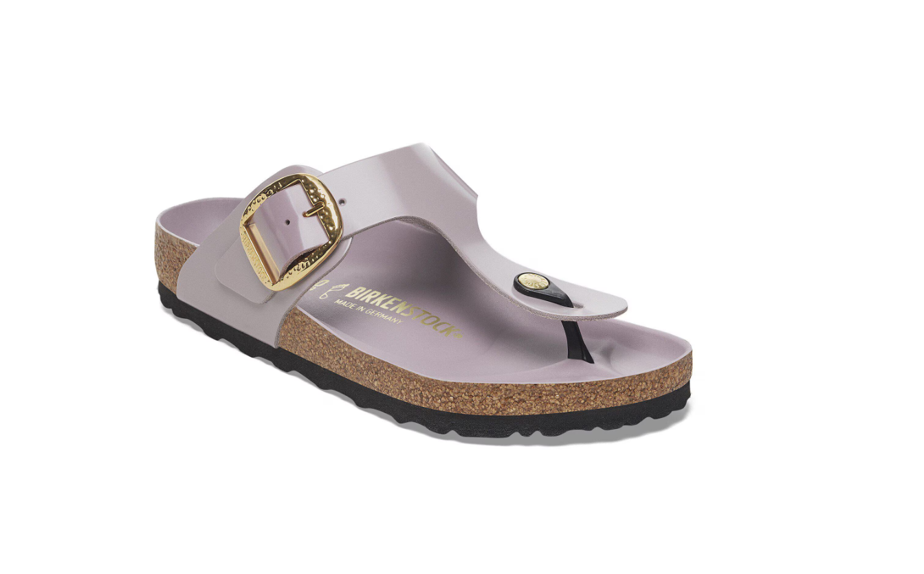 Birkenstock Gizeh Hammered Big Buckle Faded Purple