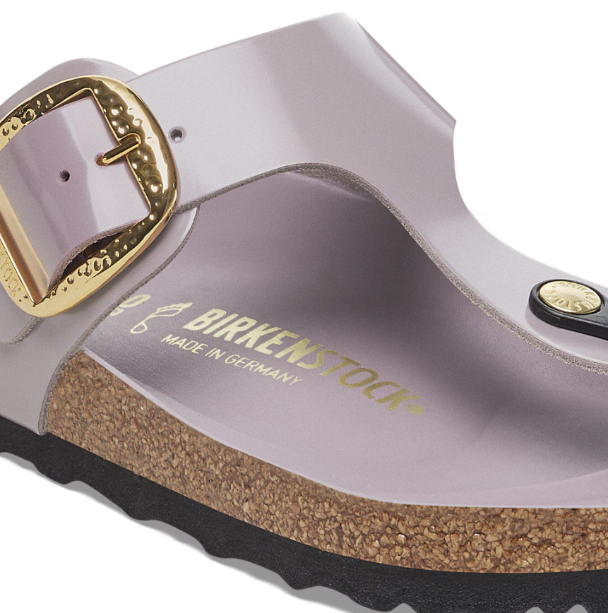 Birkenstock Gizeh Hammered Big Buckle Faded Purple