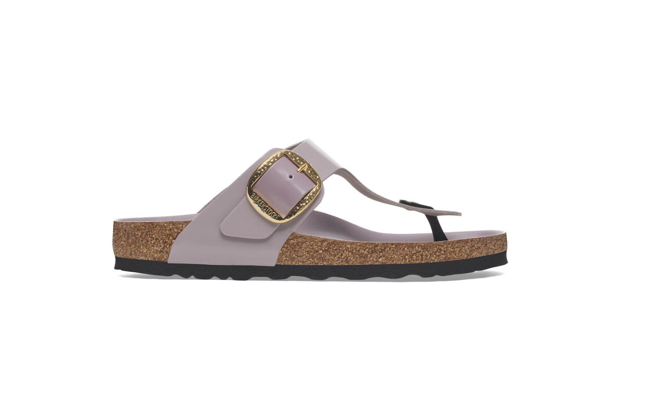 Birkenstock Gizeh Hammered Big Buckle Faded Purple