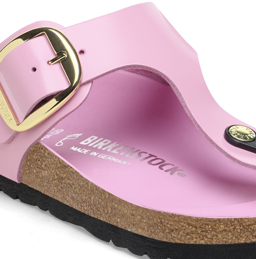 Birkenstock Gizeh Big Buckle High Shine  - Pink, Regular