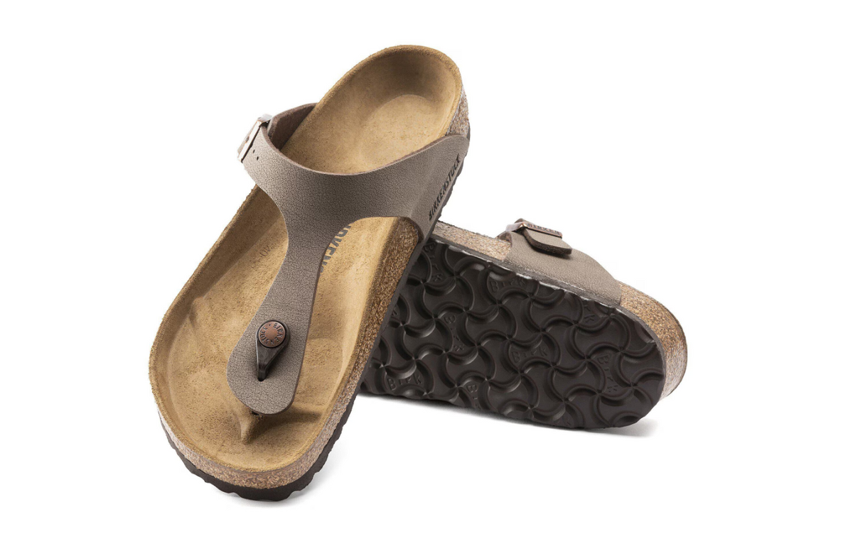 Birkenstock Gizeh Birkibuc Sandal - Mocha, Regular