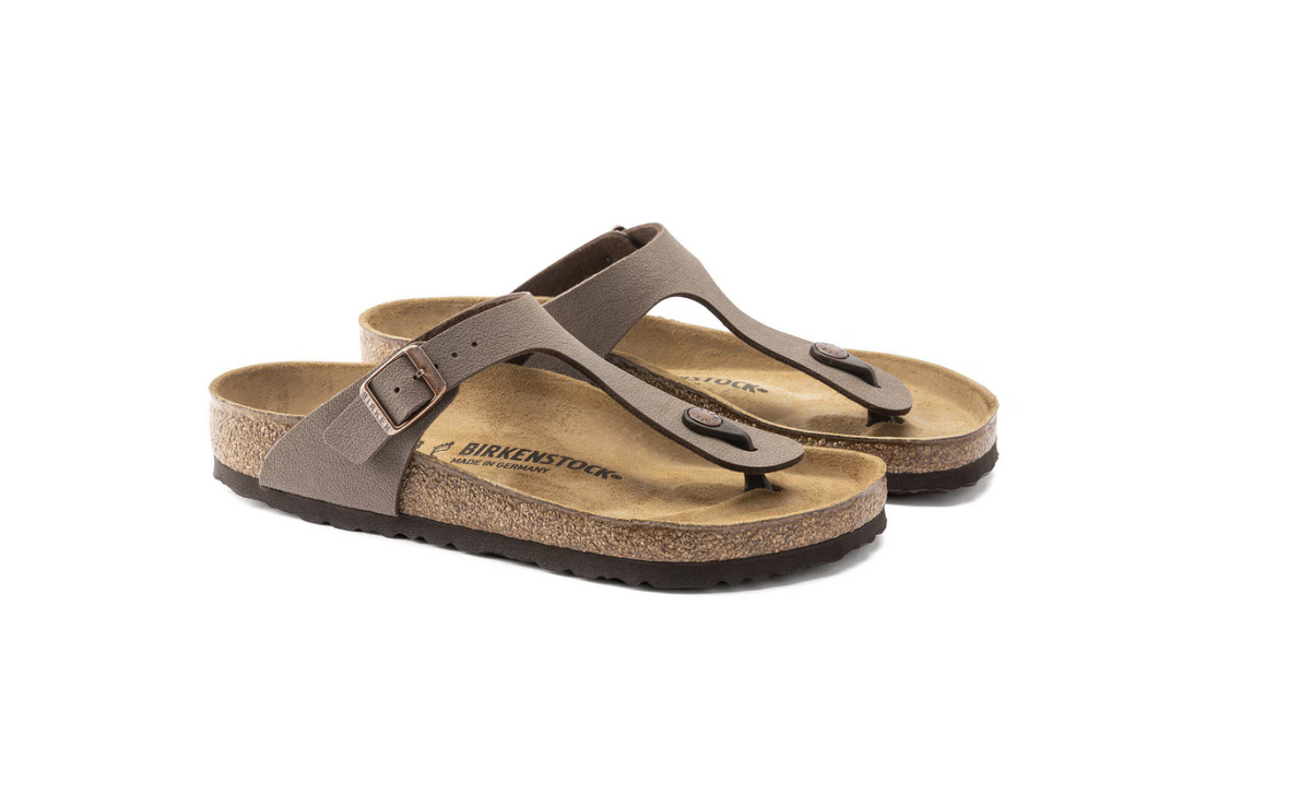 Birkenstock Gizeh Birkibuc Sandal - Mocha, Regular