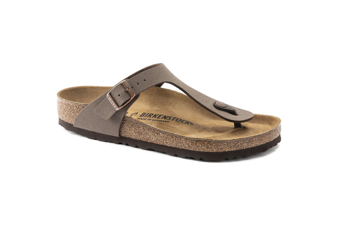 Birkenstock Gizeh Birkibuc Sandal - Mocha, Regular