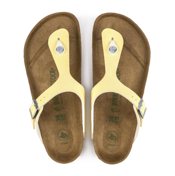 Birkenstock Gizeh Birko-Flor Brushed  - Vanilla, Regular