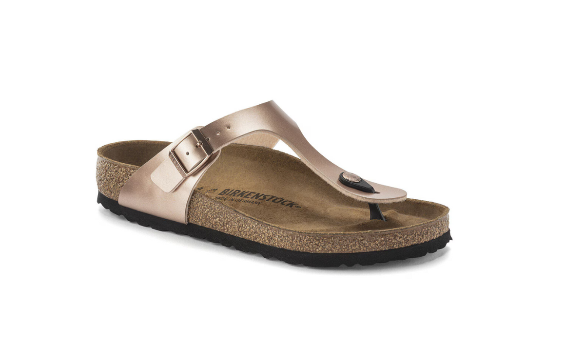 Birkenstock Gizeh Birko-Flor Metallic Copper