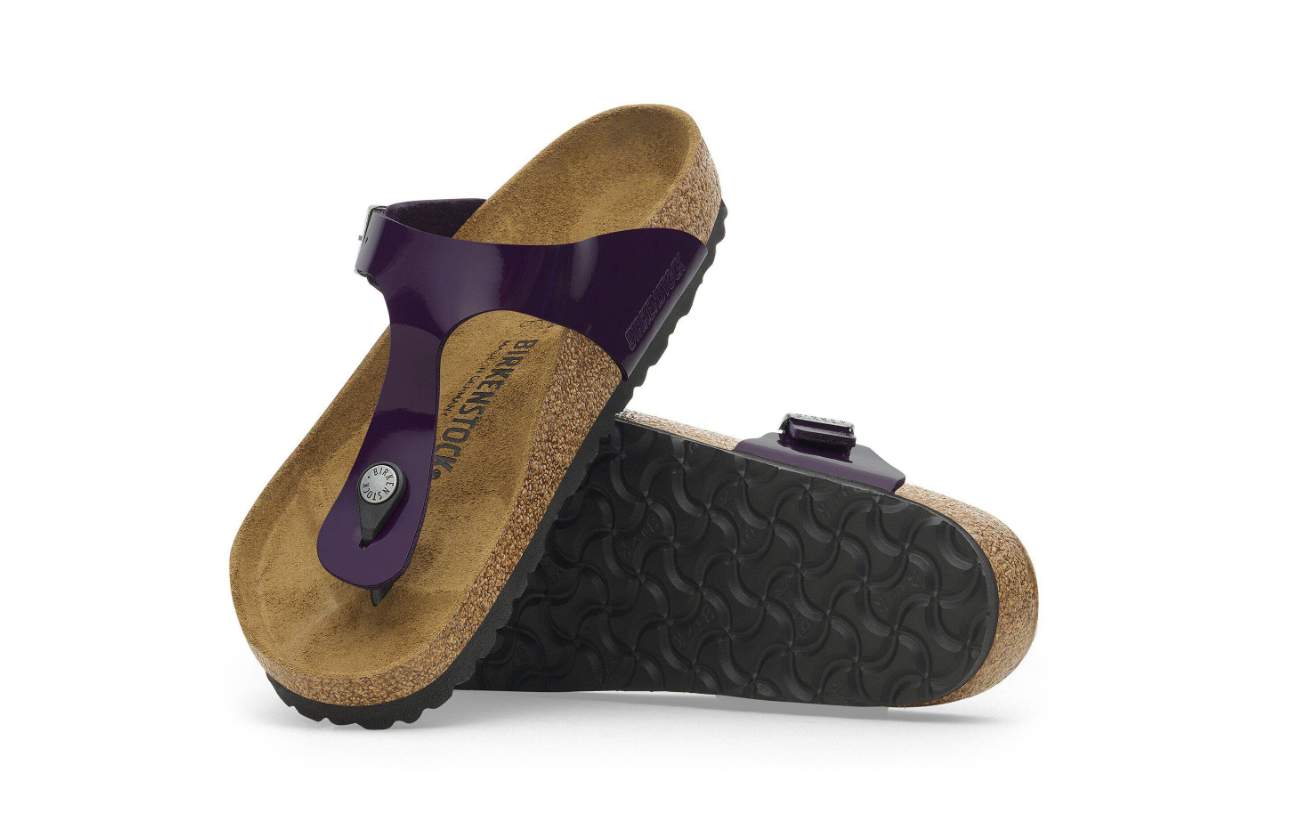 Birkenstock Gizeh Birko-Flor Patent Acai
