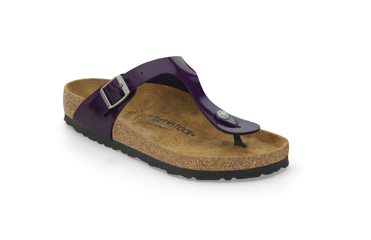 Birkenstock Gizeh Birko-Flor Patent Acai