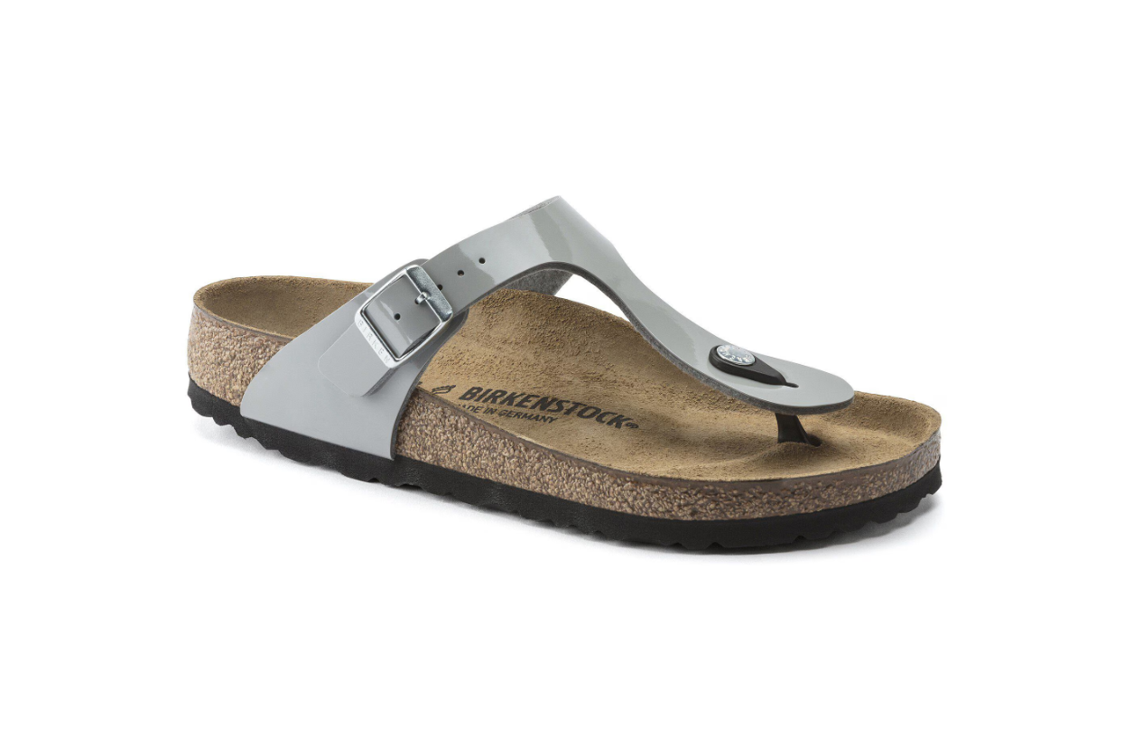Birkenstock Gizeh Birko-Flor Patent Alloy