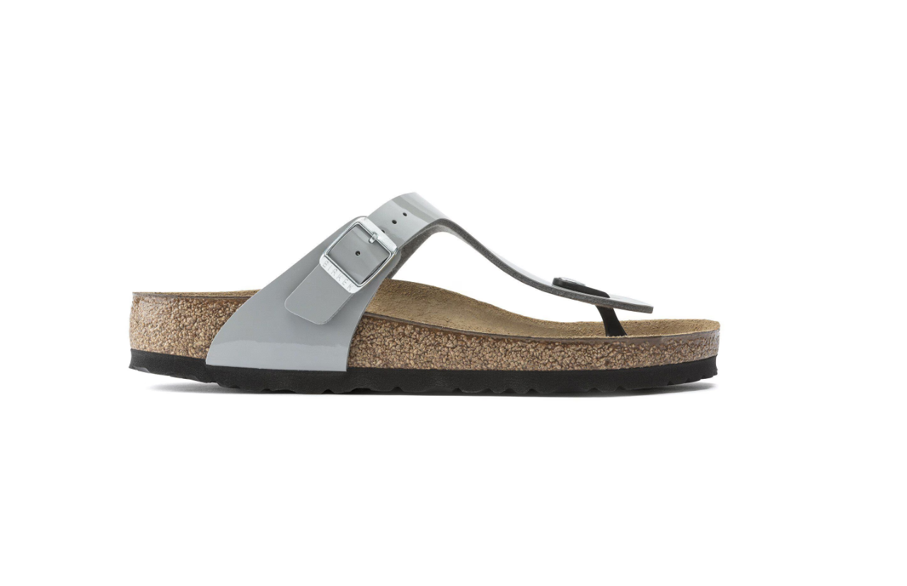 Birkenstock Gizeh Birko-Flor Patent Alloy
