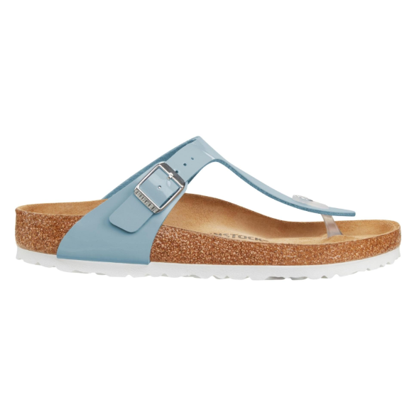 Birkenstock Gizeh Patent Dove Blue Birko-Flor