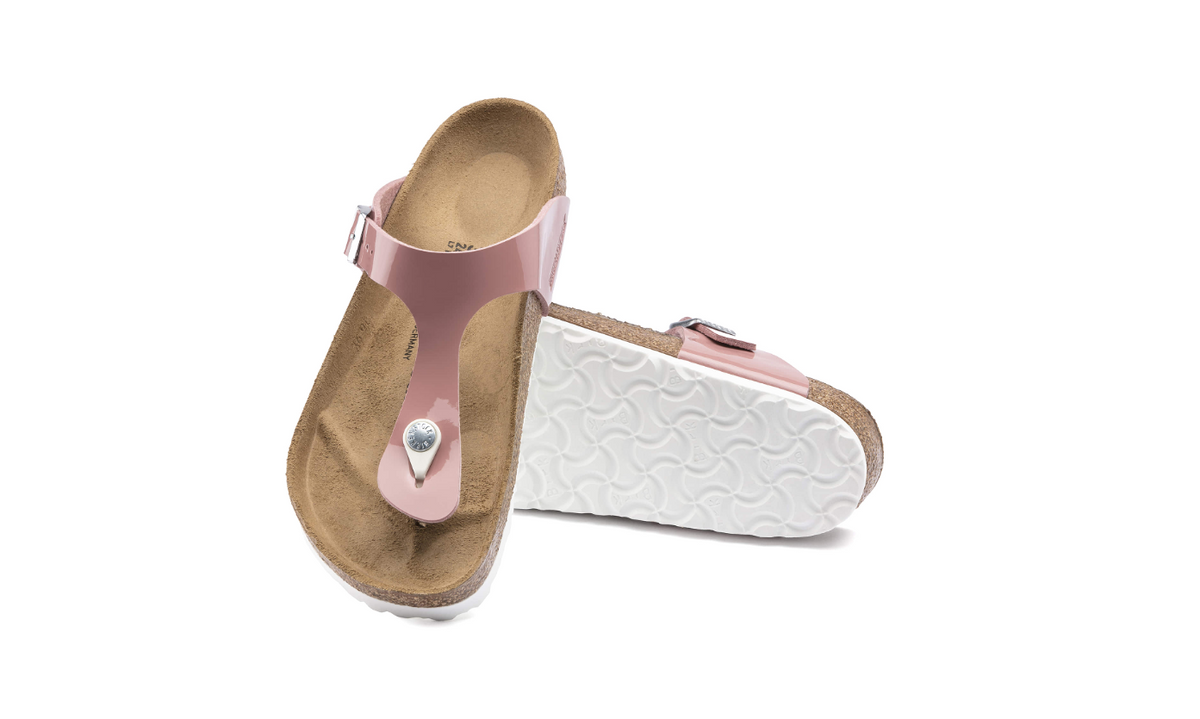 Birkenstock Gizeh Birko-Flor Patent Old - Rose, Regular