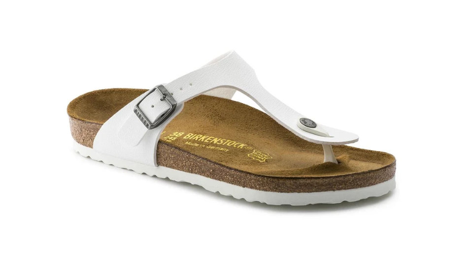 Birkenstock Gizeh Birko-Flor - White, Regular