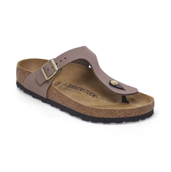 Birkenstock Gizeh Nubuck Leather Faded Purple Regular