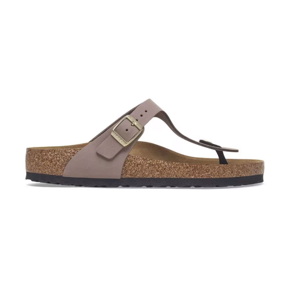 Birkenstock Gizeh Nubuck Leather Faded Purple Regular