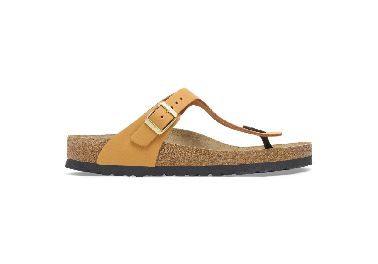 Birkenstock Gizeh Nubuck Leather Burnt Orange  Regular