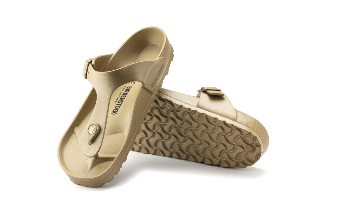 Birkenstock Gizeh Essentials EVA Glamour Gold Sandals   - Gold, Regular