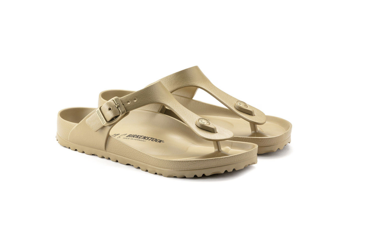 Birkenstock Gizeh Essentials EVA Glamour Gold Sandals   - Gold, Regular