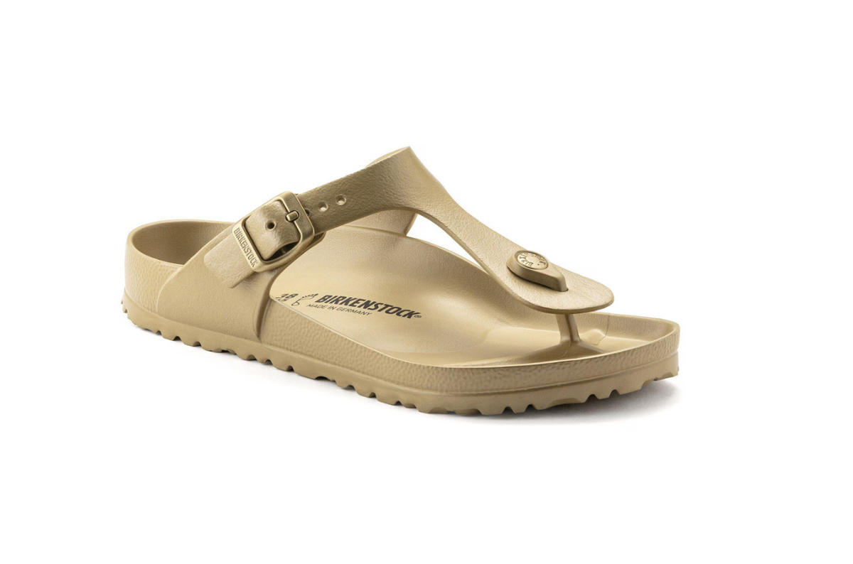 Birkenstock Gizeh Essentials EVA Glamour Gold Sandals   - Gold, Regular