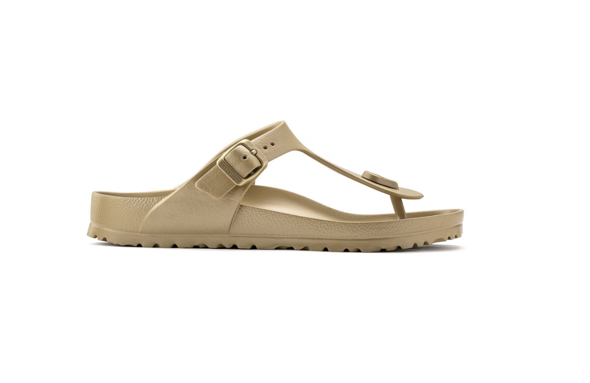 Birkenstock Gizeh Essentials EVA Glamour Gold Sandals   - Gold, Regular
