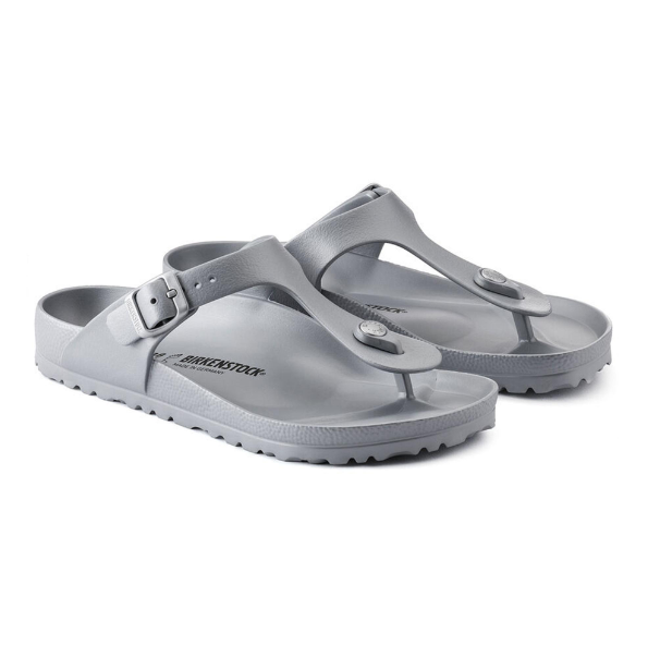 Birkenstock Gizeh Essentials EVA Metallic - Silver, Regular