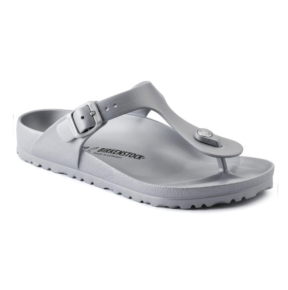 Birkenstock Gizeh Essentials EVA Metallic - Silver, Regular