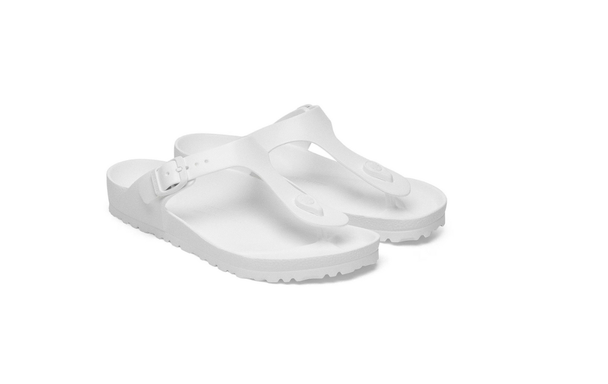 Birkenstock Gizeh Essentials EVA White Sandals - White, Regular