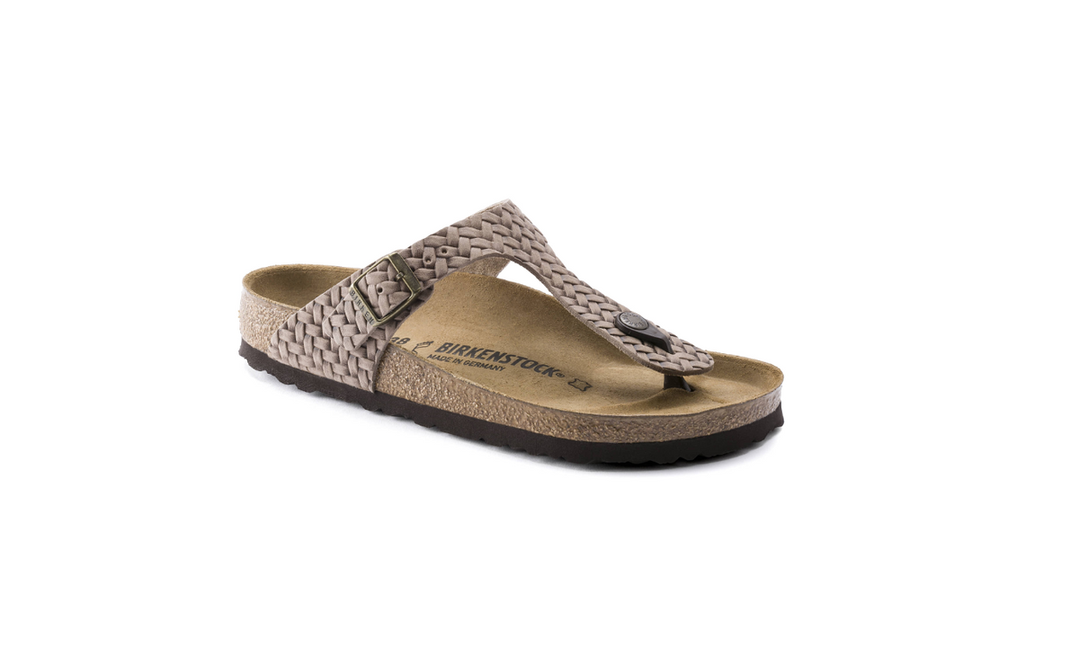 Birkenstock Gizeh Embossed Oiled Leather Tabacco  Regular