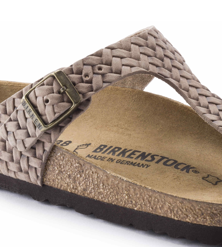 Birkenstock Gizeh Embossed Oiled Leather Tabacco  Regular
