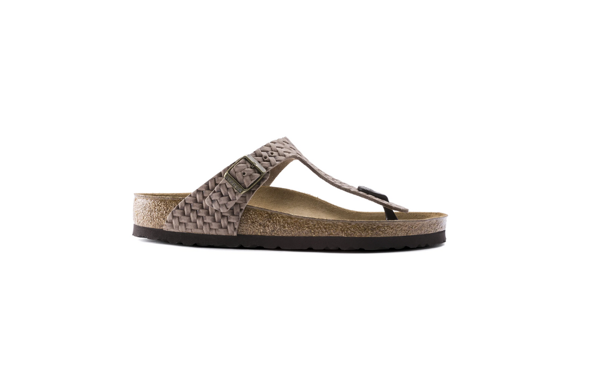Birkenstock Gizeh Embossed Oiled Leather Tabacco  Regular