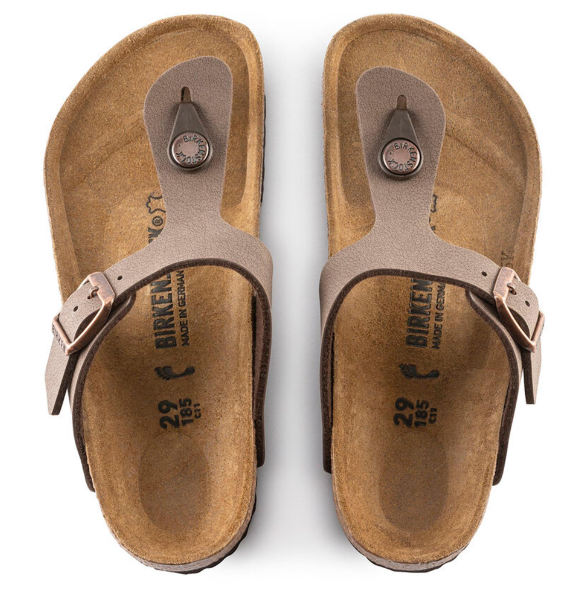 Birkenstock Gizeh Kids Birkibuc Mocha  Narrow