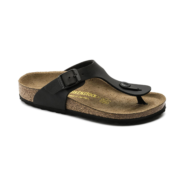 Birkenstock Gizeh Kids Birko-Flor - Black, Narrow