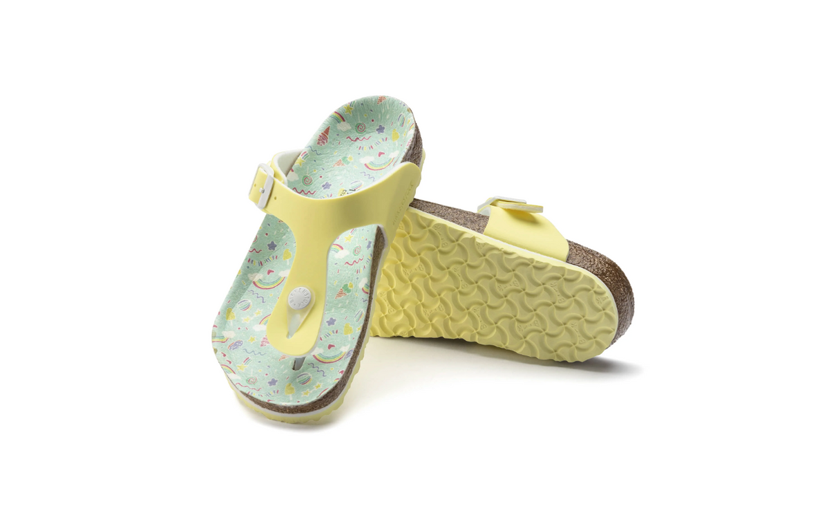 Birkenstock Gizeh Kids Birko-Flor Candy Pastel Yellow  Regular