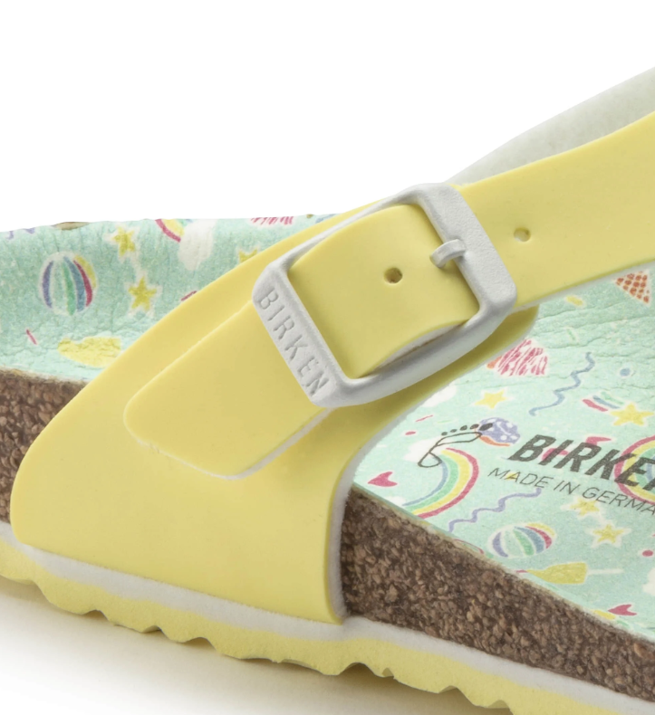 Birkenstock Gizeh Kids Birko-Flor Candy Pastel Yellow  Regular