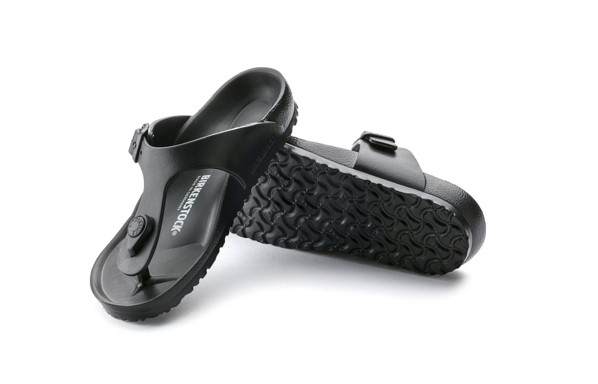 Birkenstock Gizeh Kids EVA Sandals - Black, Narrow