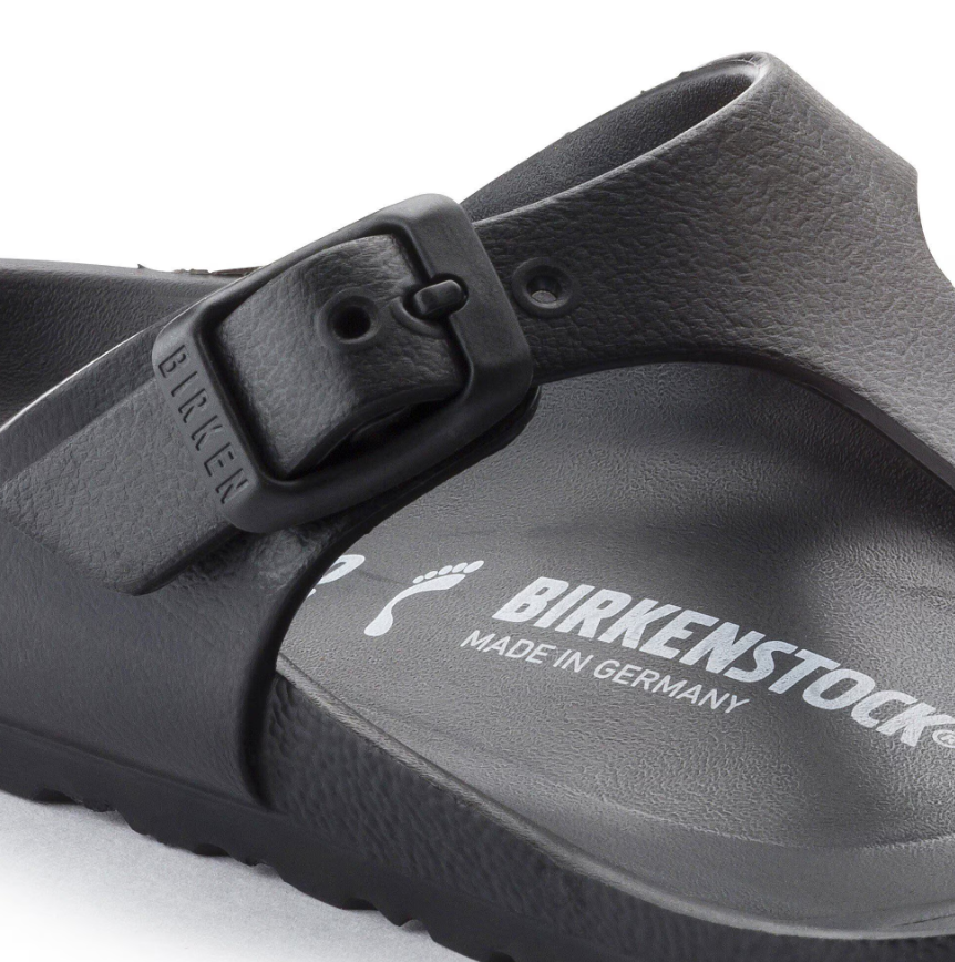 Birkenstock Gizeh Kids EVA Sandals - Black, Narrow