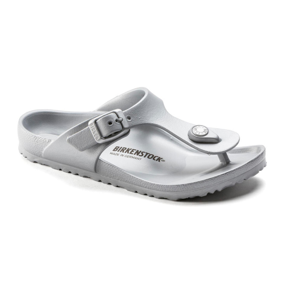 Birkenstock Gizeh Kids EVA Metallic Silver  Narrow
