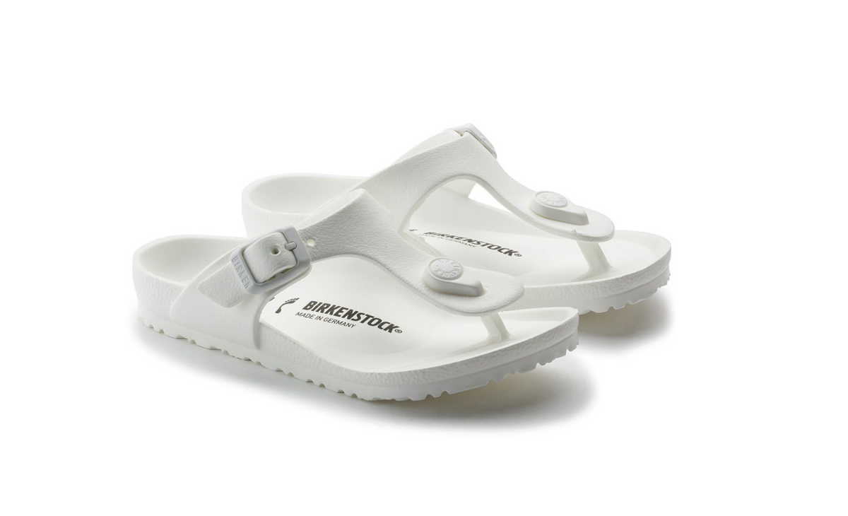 Birkenstock Gizeh Essentials Kids EVA - White, Narrow